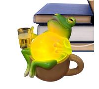 Generico Frog Night Light | Funny Modern Drinking Beer,Nursery Night Light Decorative Lamp | For Kids Nursery Living Room Home Decor Christmas Birthday Party Indoor Dorm