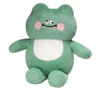 Generico Frog Plush Pillow, Super Soft Cute Toy, Adorable and Unique Frog Plushy, 13.78 inches Hugging Throw Cushion Plaything, Compact Cozy Gift for Birthday, Bed, Couch, or Travel