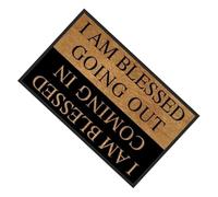 Genérico Front Door Rug, Home Frond Decor, Anti-Slip Rug with Greeting Message, Indoor Door Mats For Entryway, Home Accessories For Garden Entrance Patio Kitchen Porch Apartment Garage