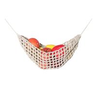 Generico Fruit Hammock - Woven 68x46cm | Macrame Fruit Hammock, HangingFruit Basket, Under Cabinet Fruits Storage, Kitchen Fruits Net Bag | Home Kitchen