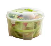 Generico Fruit Vegetable Spinner, Salad Washer Bowl, Produce Dryer Squeezer, Sturdy Food Grade Material Easy Design, Quick Drain Efficient for Kitchen Fresh Produce Cleaning Use