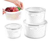 Generico Fruit & Vegetable Storage Fridge - Salad Keeper Colander