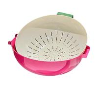 Generico Fruit Washing Bowl - 10.63x9.84x3.94 inches Strainer Bowl | Fruit and Vegetable Washing Bowls | Drainer Cleaner Wâshing Tools for Salad Veggie Pasta BBQ Food, Home Picnic Kitchen Accessories