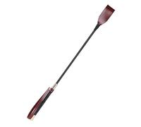 Generico Frusta da Equitazione in Pelle PU di Prima qualità, fruste in Pelle Color Rosso Vino, fruste for Equitazione, Strumenti for l'addestramento equestre(34cm)