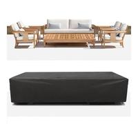 Generico Funda Impermeable Rectangular para Mesa de comedor al AIRE Libre, Protector Resistente para muebles de Patio (Mesa Rectangular)(L124.02xW62.99xH29.13in)