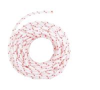 Generico Fune di Avviamento a Strappo Bianco e Rosso Ø4 mm 10 m in Nylon,Bianco,0.11kg,4100612
