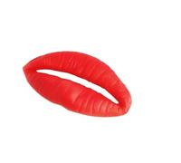 Generico Funny Big Mouth Mask - Sausage Lips Halloween Prank Mask, Latex Horror Costume Prop For Parties & Cosplay (Red Joke Photo Booth Props)