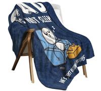 Generico Funny Blankets Adults - Dad Not Sleeping, Soft Warm Throws, Men Bedding, Humorous Holiday Present | Thanksgiving Home Office Accessory, Designed Husbands Grandpa Birthday