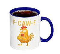 Generico Funny Chicken Coffee Mug 350ml - Novelty Ceramic Animal Cup For Men & Women, Cute Desk Decor Mug For Home, Office, School, Dorm, Hot & Cold Drinks, Birthday Gift