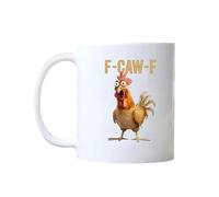 Genérico Funny Chicken Mug | Ceramic Farmhouse Themed Mugg with Ergonomic Handle | Umorismo Novelty Drinking Cup for Coffee Beverage Wine Juice Beer Milk Women Men Family Friends Kitchen
