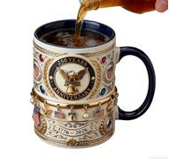 Generico Funny Coffee Mu-,330ml 250th American Keepsake | US Eagle Tea Mug Coffee Cups - For Tea Milk Juice Drink Home Office School Restaurant Party Shelf Table Desk Decor