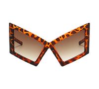 Generico Funny Glasses for Adults, Oversized Sunglasses, Trendy Novelty Eyeglasses, Bold Costume Accessory, Retro Oversize Frame Style, Ideal for Parties, Dancers, and Hip Hop Outfits