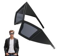 Generico Funny Glasses, Oversized Kitten Eye Sunglasses, 5.91x3.15 inches Oversized Costume Accessories with Hip Hop, Trendy Novelty Eyewear for Parties Dancers Festivals Photo Booth