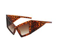 Generico Funny Glasses, Photo Booth Props, 5.91x3.15inch, Party Glasses, Oversized Kitten Eye Sunglasses, Trendy Novelty Eyewear for Dancers, Parties, Costume Events, Pink/Black/Leopard