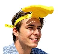 Generico Funny Hand-Shaped Sun Hat - Novelty Outdoor cap for Sun Protection | Lightweight Breathable Fabric with Wide Brim Design, Adjustable Strap Fit, Humorous Summer Headwear Accessory