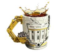 Generico Funny Mugs - Reusable Resin Drinkware, Demolition Mug, Daily Beverage Use for Tea, Coffee, Water, Milk, Hot or Cold Drinks, Men, Women, Coworkers, Home, Work, 5.51x3.54x4.33 Inches