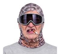 Generico Funny Ski Masque - 3D Printed | Face Cover Neck Gaiter | Full Coverage Sun Protection, Lightweight 55g Polyester 24x40cm, for Motorcycle Riding, Snowboarding & Cosplay