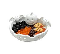 Generico Funny Spooky Reusable Fall Decor - 3D Printed Halloween Candy Dish | Halloween Candy Holder Snack Bowl for Cookie Dessert Food Party Home Kitchen Living Room Office