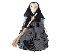 Generico Funny Witch Doll Toys - Handcrafted Realistic Halloween Decor Doll | | Premium Funny Witch Doll Toys for Halloween Handcrafted Realistic Figurine Spooky Tabletop Mantle Party Decor Gift