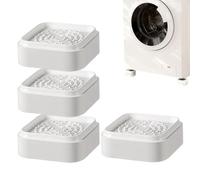 Generico Furniture Risers | 4 Pieces Nonslip Bottom Stackable Bed Lifter Versatile Bedd Raising Blocks | Lifts Washing Machine Riser for Refrigerator Desk Table Washer Cabinet