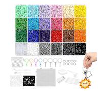 Generico Fuse Beads Kit - Handmade Crafting Supplies Bead Melting Set, DIY Pixel Art Craft Activity | Kids Teens Adults Birthday Holiday School Projects Classroom Party Summer Camp Fun Activity