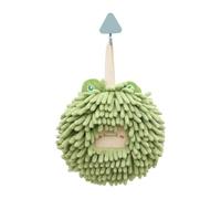 Generico Fuzzy Ball Hand Towel, 20x17cm Absorbent Kitchen Rag With Loop | Comfortable Material Animal Design Cute Bathroom Hand Towels,for Bathroom, Kitchen, Gym, Home, Travel, Spa, Hotel, Salon