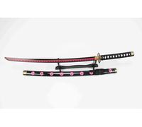 Generico Fyre's cosplay Replica katana giapponese Cosplay Anime Spada di bambù, Roronoa Zoro Spada Katana Shusui Katana 103cm manga collezione katana shusui in bamboo più supporto katana in legno
