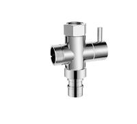 Generico G1/2" Valvola deviatrice for soffione doccia in ottone massiccio, braccio, rubinetto deviatore for manuale e fissa, 20 mm(Water valve-A2)