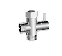 Generico G1/2" Valvola deviatrice for soffione doccia in ottone massiccio, braccio, rubinetto deviatore for manuale e fissa, 20 mm(Water valve-A1)