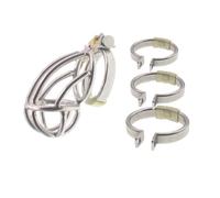 Generico Gabbia Fitness Leggera in Acciaio Inossidabile per Uomo in 3 Misure, Design Traforato per Una Facile Pulizia e manutenzione-ITRZ27 (40mm+45mm+50mm)