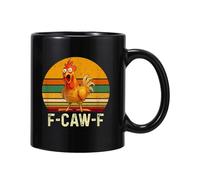 Generico Gallina Divertente | Bicchiere in Ceramica da 350ml per Bevande Calde e Fredde | Mug da Bere con Accento Gallina,per Casa Ufficio Scuola Appartamento Dormitorio Soggiorno Sala da Pranzo