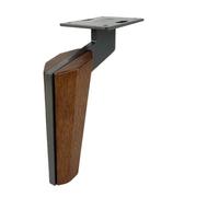 Generico Gambe Di Ricambio For Mobili In Legno Massello Da 15 Cm | Altezza 15 cm, legno massello, supporto stabile, for divano, mobile TV, mobiletto da ingresso