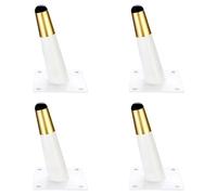 Generico Gambe per Mobili Supporto Conico 4 Pezzi di Supporto in Acciaio Laminato A Freddo Color Oro Bianco Vernice Spray Piedini per Divano Altezza: 10-15 cm Piedini per Mobile 12 cm/4,7"