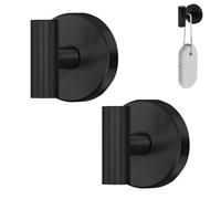 Generico Ganci a, Ganci per doccia a | Gancio per doccia in acciaio inossidabile 2X,Gancio per utensili senza perforazione per asciugamano in luffa, ganci da parete rimovibili