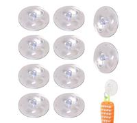 Generico Ganci A Trasparenti - Supporti Di Carico In Trasparente Da 1 Kg, Di Montaggio Con Presa Forte, Set Di Utilità A Parete Rimovibile, Uso In Bagno Con Tazze Adesive Riutilizzabil