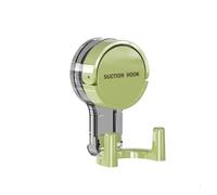 Generico Ganci a ventosa con forte potere di aspirazione, ganci adesivi senza foratura e senza tracce for la casa, il bagno, la cucina, la porta posteriore e la zona del WC(Green2,5pcs)