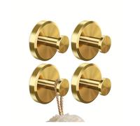 Generico Ganci a ventosa dorati - Impermeabili, facili da installare for doccia, bagno, cucina e altro - Reggono fino a 15 libbre - Perfetti for gli asciugamani(Gold,8pcs)