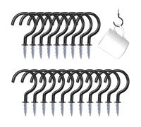 Generico Ganci A Vite Per Soffitto | Supporto Organizzatore Appendiabiti Resistente,20 Pezzi Ganci Per Soffitto Per Piante,Per Appartamento Cucina Patio Giardino Bagno Cantina Garage Balcone Casa