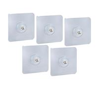 Generico Ganci Adesivi - 3g Cornice Supporto | Impermeabile Parete Montaggio, Resistente Trasparente Appendiabiti Set, Rimovibile Autoadesiva Vite Appendino Confezione E Forte Carico Capacità