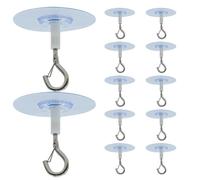 Genérico Ganci adesivi per soffitto,Ganci adesivi per soffitto,12 ganci da appendere al - per appendere campanelli a, per appendere piante leggere, decorazione
