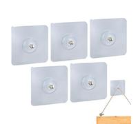 Genérico Ganci autoadesivi - 5 pezzi Reggiseno impermeabile resistente | ganci da parete adesivi ganci a quadri, per bagno cucina camera da soggiorno asciugamano vestaglia da bagno ghirlanda