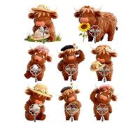 Genérico Ganci autoadesivi, 8 pezzi di supporto 2D senza trapani, ganci da parete rimovibili per asciugamani - per bagno cucina camera da soggiorno asciugamano chiave cappotto cappello