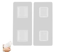 Generico Ganci Autoadesivi - GanciAdesivi Trasparenti Resistenti, Ganci Con Fibbia Senza Fori SenzaGiunzioni, Supporti A Parete Adesivi SenzaChiodi | Per Il Bagno, L'ufficio, Gli Per Ap