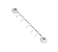 Generico Ganci da Parete per Rack - Organizzatore A Muro Multifila Portaoggetti - Appendino per Asciugamani da Bagno | Per Cucina Garage Casa Bagno Appartamento Armadio Ingresso Doccia Soggiorno