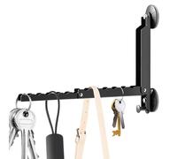 Generico Ganci Da Parete Pieghevoli - Ganci Appendiabiti Pieghevoli Montati A Parete, Appendiabiti Accappatoio, Stendibiancheria Nascosto In Acciaio Al Carbonio Per Camera Da Letto Cucina Lavander