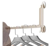 Generico Ganci Da Parete Pieghevoli - Ganci Appendiabiti Pieghevoli Montati A Parete, Appendiabiti Accappatoio, Stendibiancheria Nascosto In Acciaio Al Carbonio Per Camera Da Letto Cucina Lavander