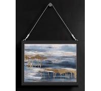 Generico Ganci For Esposizione Di Opere D'arte - Regolabili E Sospesi, Dotati Di Cavo Metallico, Adatti For Mostre In Galleria E Esposizioni Su Tela(Color1,50cm/19.5in)