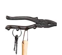 Generico Ganci In Ghisa | Attaccapanni Vintage a Forma di Pinza | Attaccapanni Decorativo Da Parete - per Artigiani Falegnami Garage Officina Agricoltori Cantina Asciugamano Appartamento