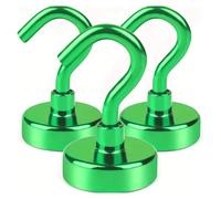 Generico Ganci magnetici 6/9P, compatibili con cabine da crociera, aule 25 libbre, magneti di livello professionale sospensione(6P-D16-GR)