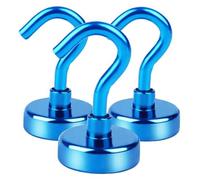 Generico Ganci magnetici 6/9P, compatibili con cabine da crociera, aule 25 libbre, magneti di livello professionale sospensione(6P-D16-BL)